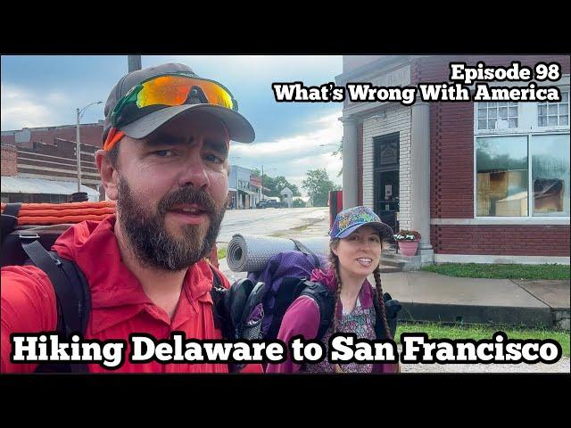 Pointing Out The Obvious | Missouri Katy Trail Rock Island | Hiking Delaware to San Fransisco Ep 98