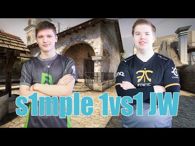 CS:GO - s1mple 1vs1 JW (BO3)