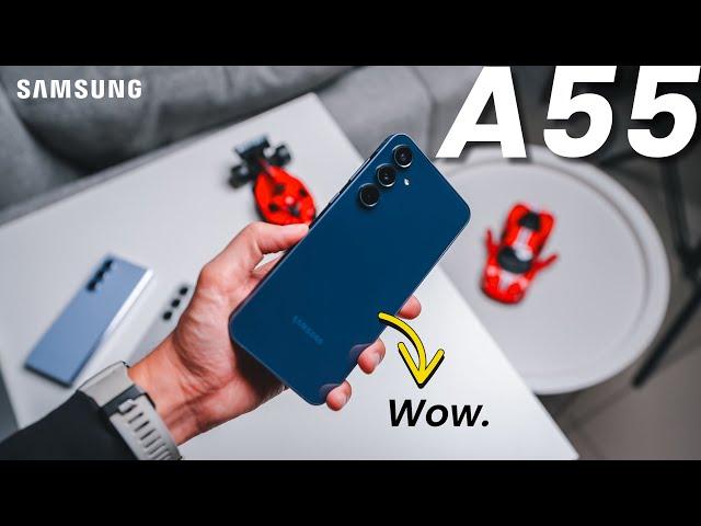 Samsung Galaxy A55 5G: Their MOST Premium Mid-Ranger Yet! | Navy Blue
