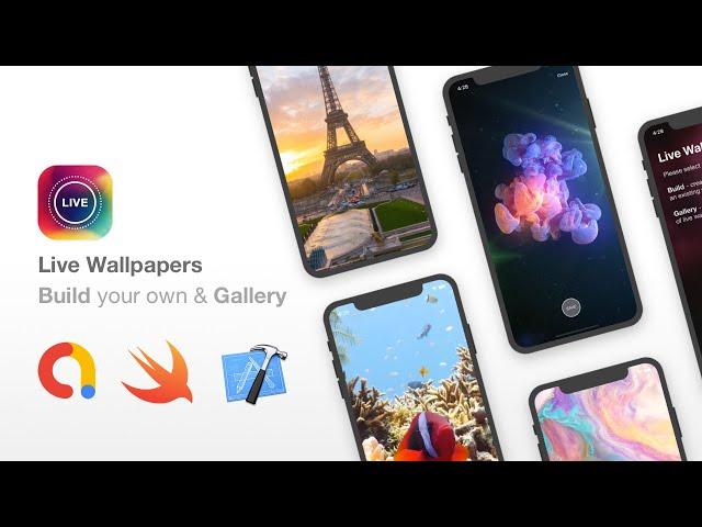 Live Wallpapers iOS - Full app template with over 25 wallpapers - Build mode to create Live Photos