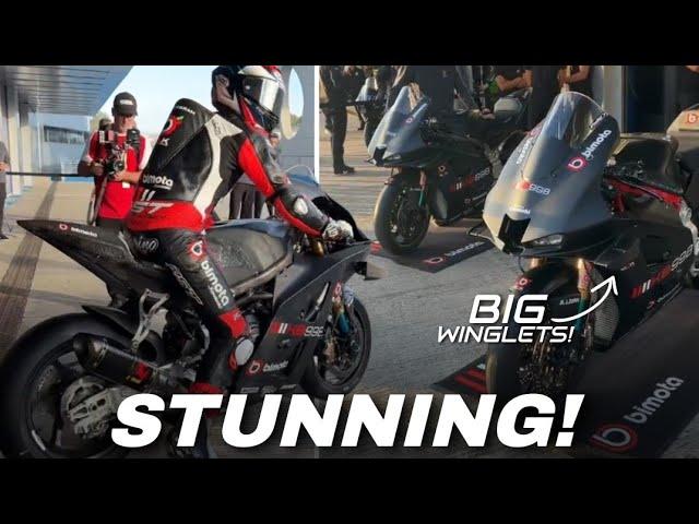 AWESOME!!! The Testing of Bimota KB998 WSBK at Jerez Test for WorldSBK 2025 #bimota #wsbk #kb998