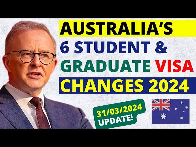 6 Australia Student & Graduate Visa Changes in 2024 | Australia Student Visa Update