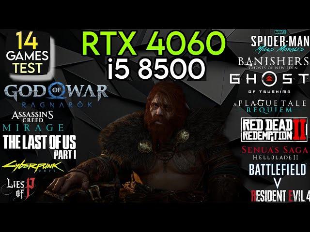 RTX 4060 + I5 8500 & 16GB Ram - Test In 14 Games In 2024 !