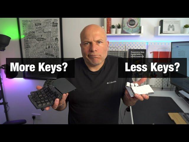 More Keys or Fewer Keys for mechanical keyboards? Which is most productive?