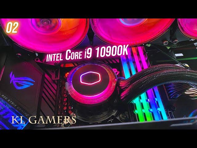 intel Core i9 10900K ASUS ROG STRIX Z490-E GAMING RTX 3080 EAGLE Ultimate Gaming PC Build Part 2