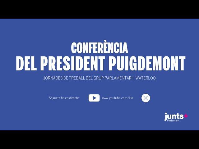  Conferència del President Puigdemont - 2.10.2024