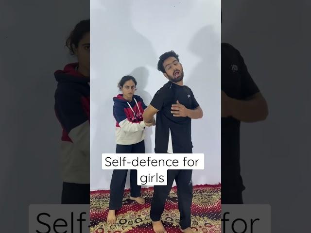 Self-defence for girls. || self-defence technique for girls. || #shorts #selfdefense