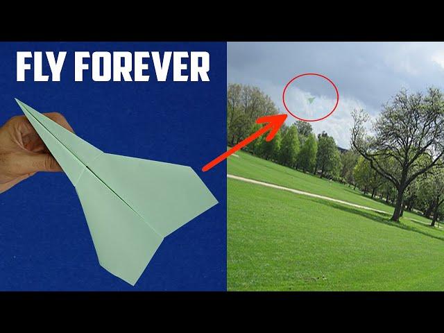 PAPER AIRPLANE THAT FLY FAR - How to Make a Paper Airplane That Flies Far and Straight Very Easy