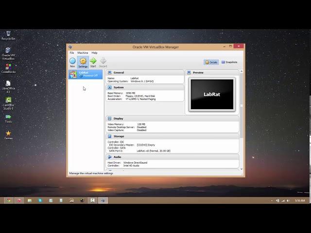 How to set up a virtual machine using VirtualBox