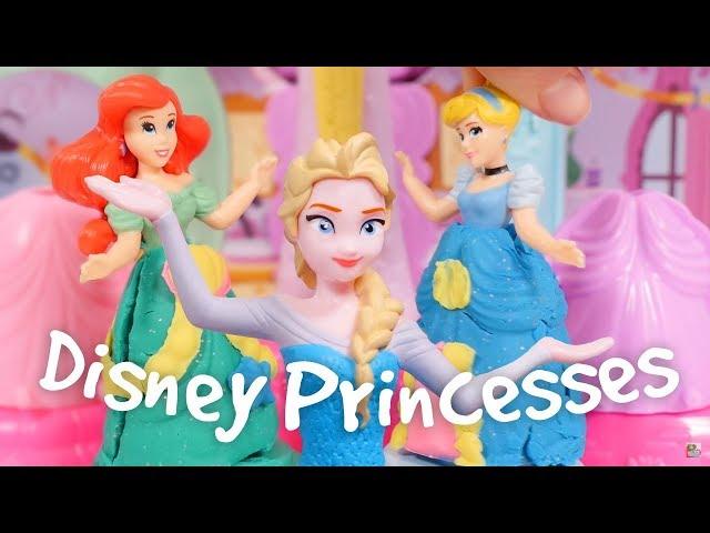 Play-Doh Disney princess dolls & hair salon.