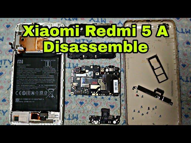 Xiaomi Redmi 5A - Disassembly and Teardown ||How to open Redmi 5A Back Cover