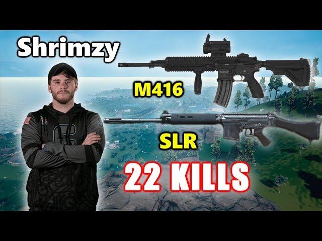 Ghost Shrimzy - 22 KILLS - M416+SLR - SOLO - PUBG