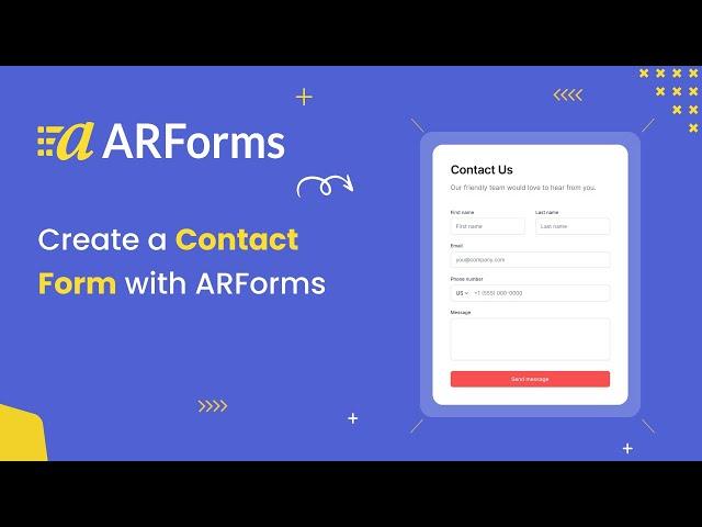 How to Create a Contact Form with ARForms (old)