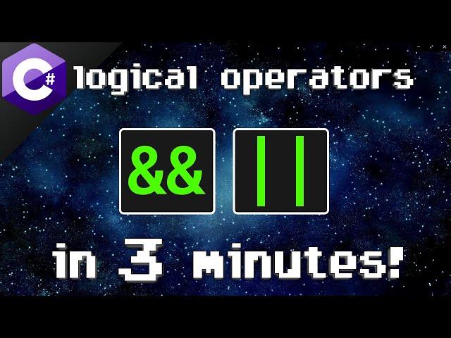 C# logical operators && || 