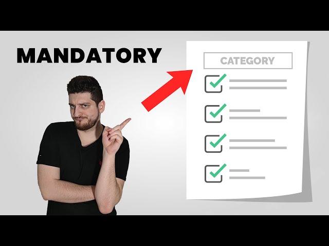 Make WordPress Post Categories Mandatory