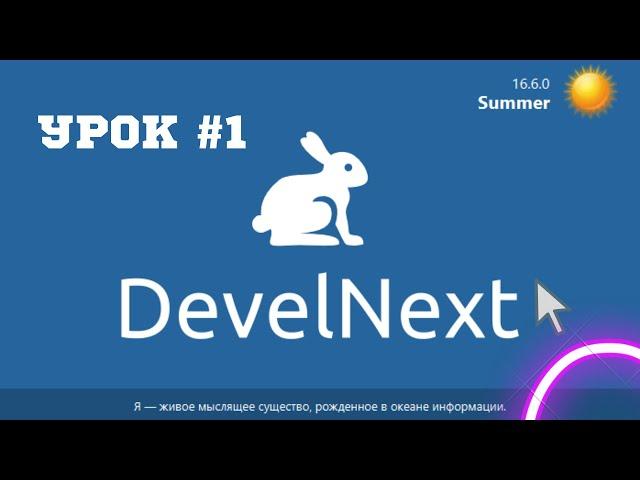 [Урок #1]DevelNext-авторизация