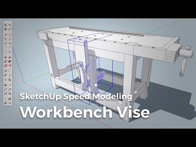 SketchUp Speed Modeling: Workbench Vise