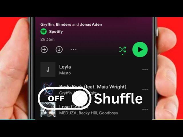 How to Turn Off Smart Shuffle Spotify Permanently | iPhone