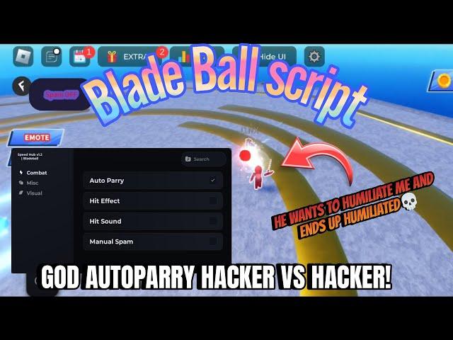 Blade Ball script BEST AUTOPARRY HACKER VS HACKER | Best Blade Ball Script | Roblox Executor Mobile