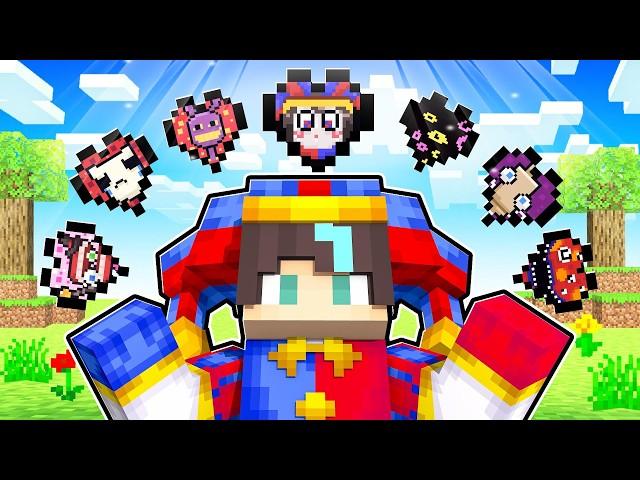 ¡Minecraft PERO hay CORAZONES del ASOMBROSO CIRCO DIGITAL!  - Misaki Gamer