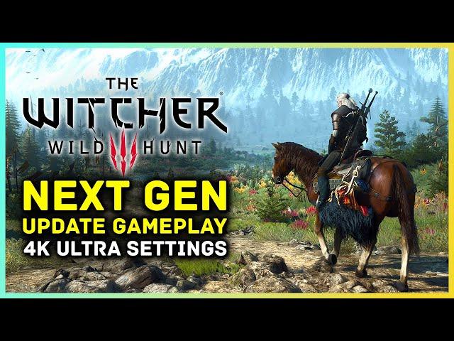 The Witcher 3 Next Gen Update Gameplay Part 1 4K PC Ultra Settings With Ray Tracing!