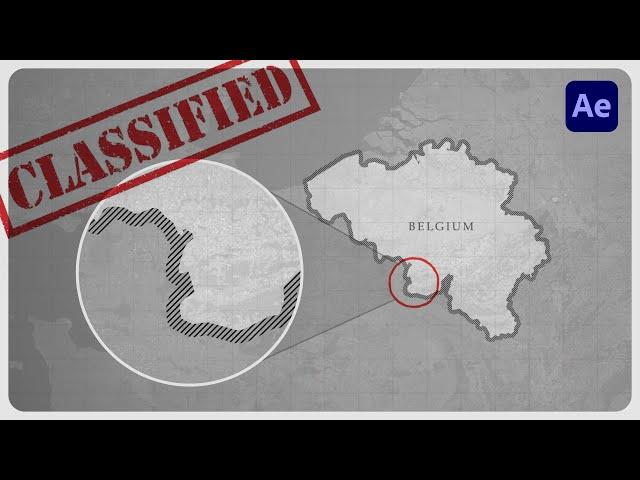 Make a Map Like the CIA (Adobe After Effects)