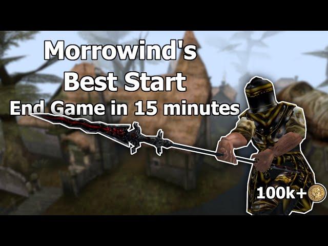 End Game in 15 Minutes - Best Morrowind Start