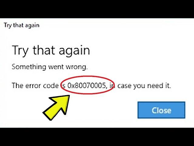 Fix: Microsoft Store Error 0x80070005 when installing Python 3.8