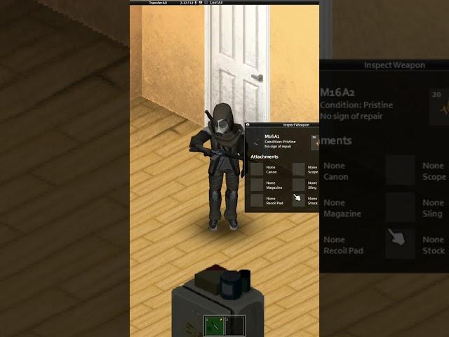 Project Zomboid Mod Showcase | Inspect Weapon #shorts #projectzomboid #build41