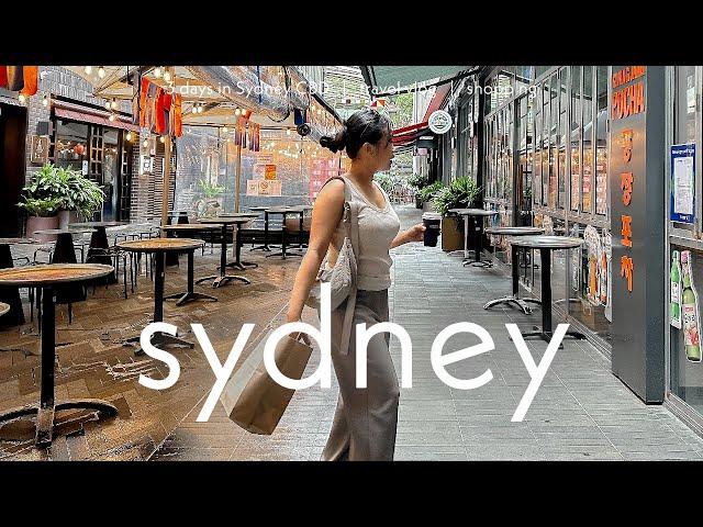 3 days in Sydney (shopping, exploring and eating in the CBD) 