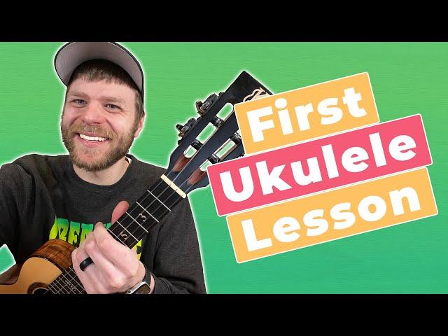 Your First Ukulele Lesson || From How to Hold It to Playing Your First Song!