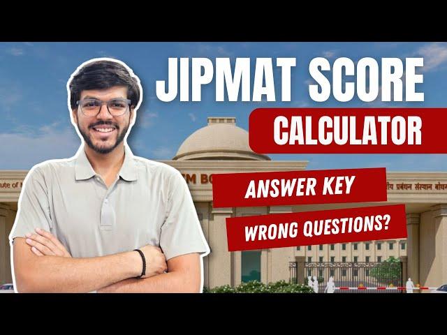 ️ JIPMAT 2024 Answer Key Out | Calculate Score in 1 Click!