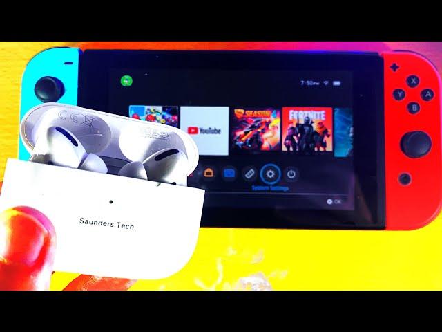 How To Connect AirPods to Nintendo Switch [OFFICIAL METHOD] [Pair AirPods/AirPods Pro to Switch]