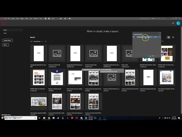 How to use the Book feature in InDesign