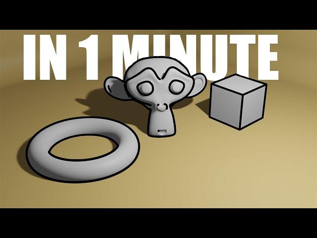 How to create Line Art in Blender in 1 Minute