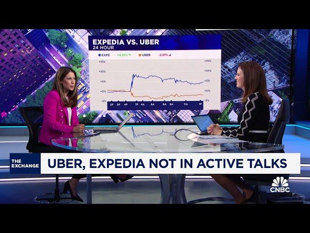 Uber is not engaged in active talks to acquire Expedia