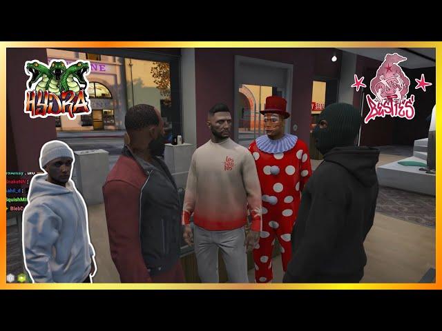 Besties On Conflict With Hydra Over a Dice Roll | NoPixel 4.0 GTA RP