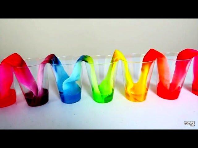 Travelling Waters Experiment ~ Color Mixing Incredible Science