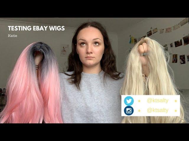 £8 EBAY WIG - TESTING WIGS FROM EBAY - EBAY WIGS REVIEW - Katie