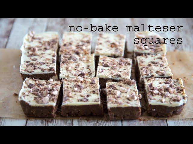 No-Bake Malteser Squares | traybakes & more