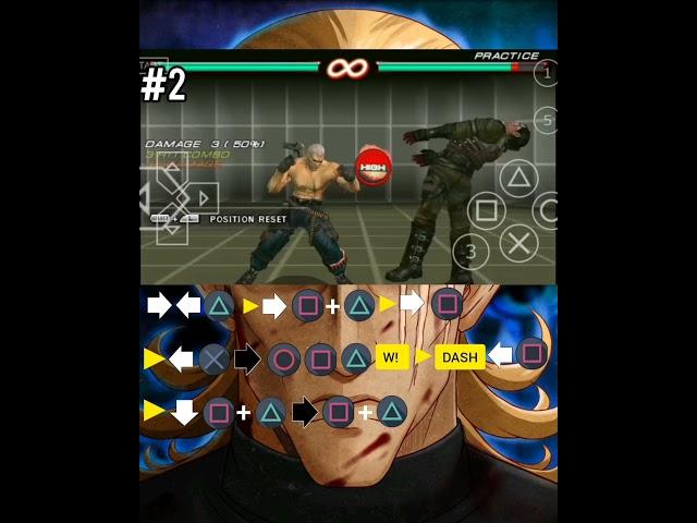 Tekken 6 - Bryan Fury Combo Tutorial | #tekken6 #bryanfury #ppsspp #shorts #subscribe