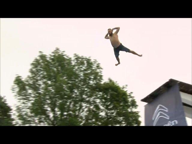 Norwegians take part in 'Death Diving' belly flop championship | AFP