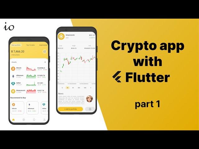 Flutter Crypto App With API | Flutter Tutorial | Flutter For Beginners  - Part 1