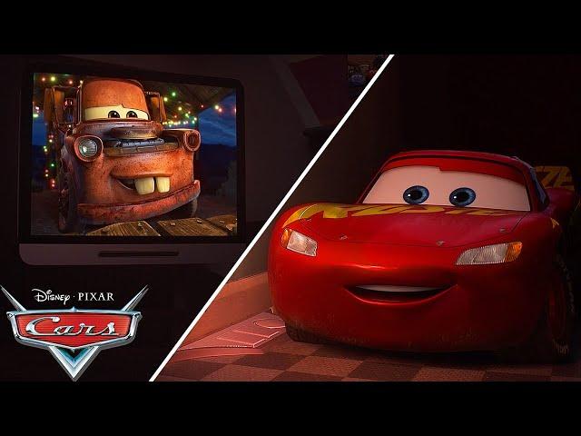 Lightning Calls Mater for Advice | Pixar Cars