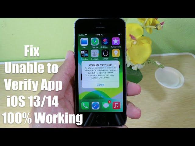 How to Fix Unable to Verify App iOS 13/14 No Losing Data