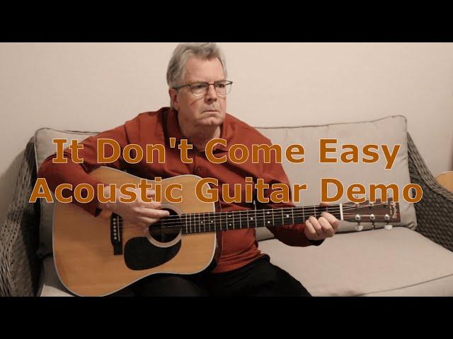 It Don't Come Easy | Ringo Starr | Acoustic Guitar Demo