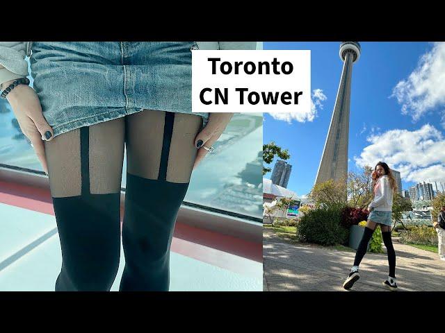 Garter Stockings Tights Review! Travel In Nylons Pantyhose Legs Thigh High Sneakers