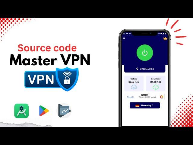 How to Create VPN App in Android Studio with FREE VPN App Source Code || Earn Passive Income in 2023