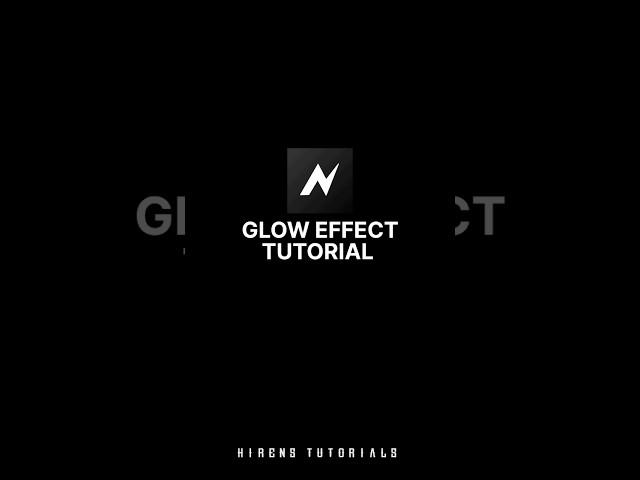 Glow effect tutorial  | node video editor 