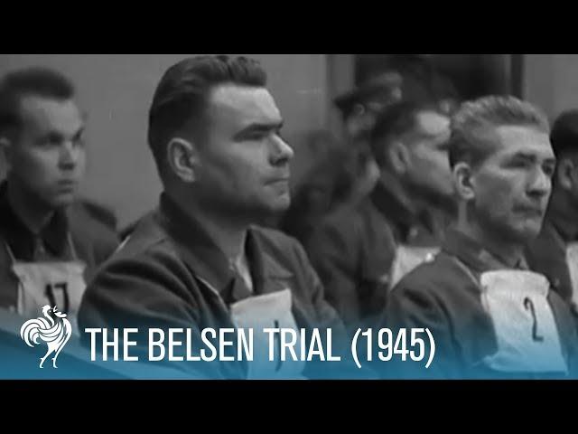 The Belsen Trial: War Crimes of the SS (1945) | British Pathé